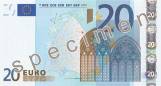 Bankovka 20 € (přední strana)