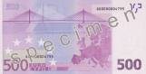 Bankovka 500 € (zadní strana)
