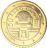 Rakousko, mince 50 centů