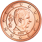 Belgie, mince 5 centů