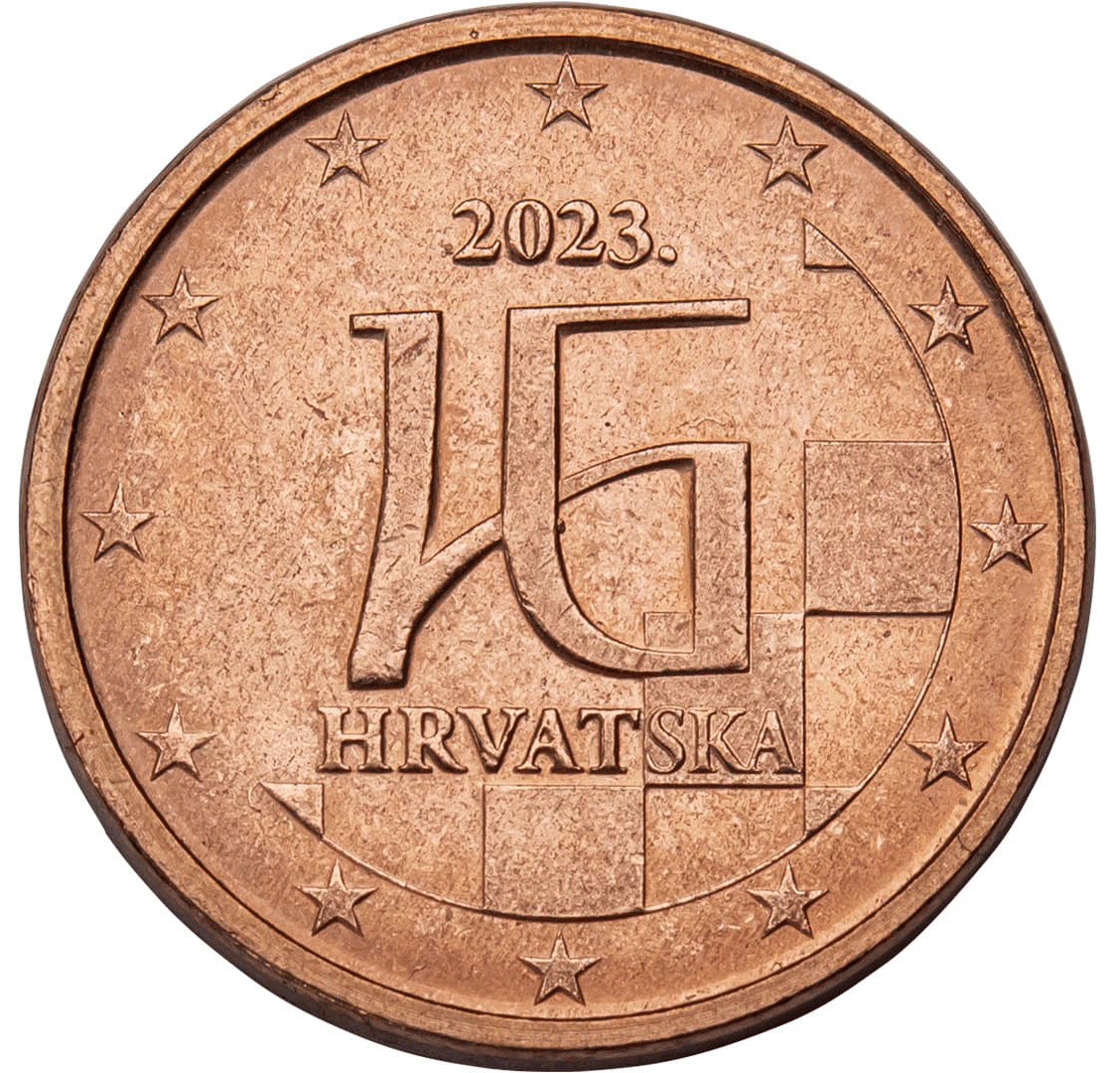 Chorvatsko, mince 1 cent