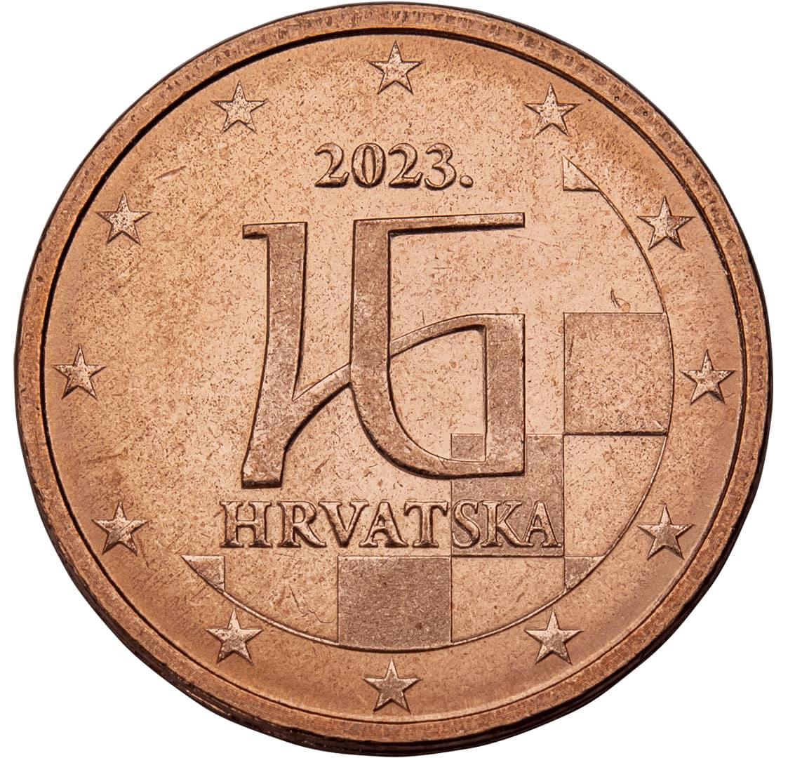 Chorvatsko, mince 2 centy