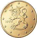 Finsko, mince 50 centů