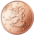 Finsko, mince 5 centů