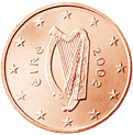 Irsko, mince 2 centy