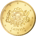 Lotyšsko, mince 10 centů
