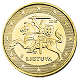 Litva, mince 50 centů
