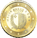 Malta, mince 10 centů