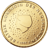 Nizozemsko, mince 50 centů