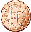 Portugalsko, mince 1 cent