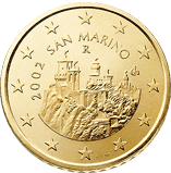 San Marino, mince 50 centů