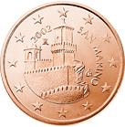 San Marino, mince 5 centů