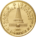 Slovinsko, mince 10 centů