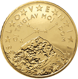 Slovinsko, mince 50 centů