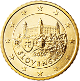 Slovensko, mince 50 centů