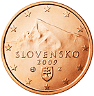 Slovensko, mince 5 centů